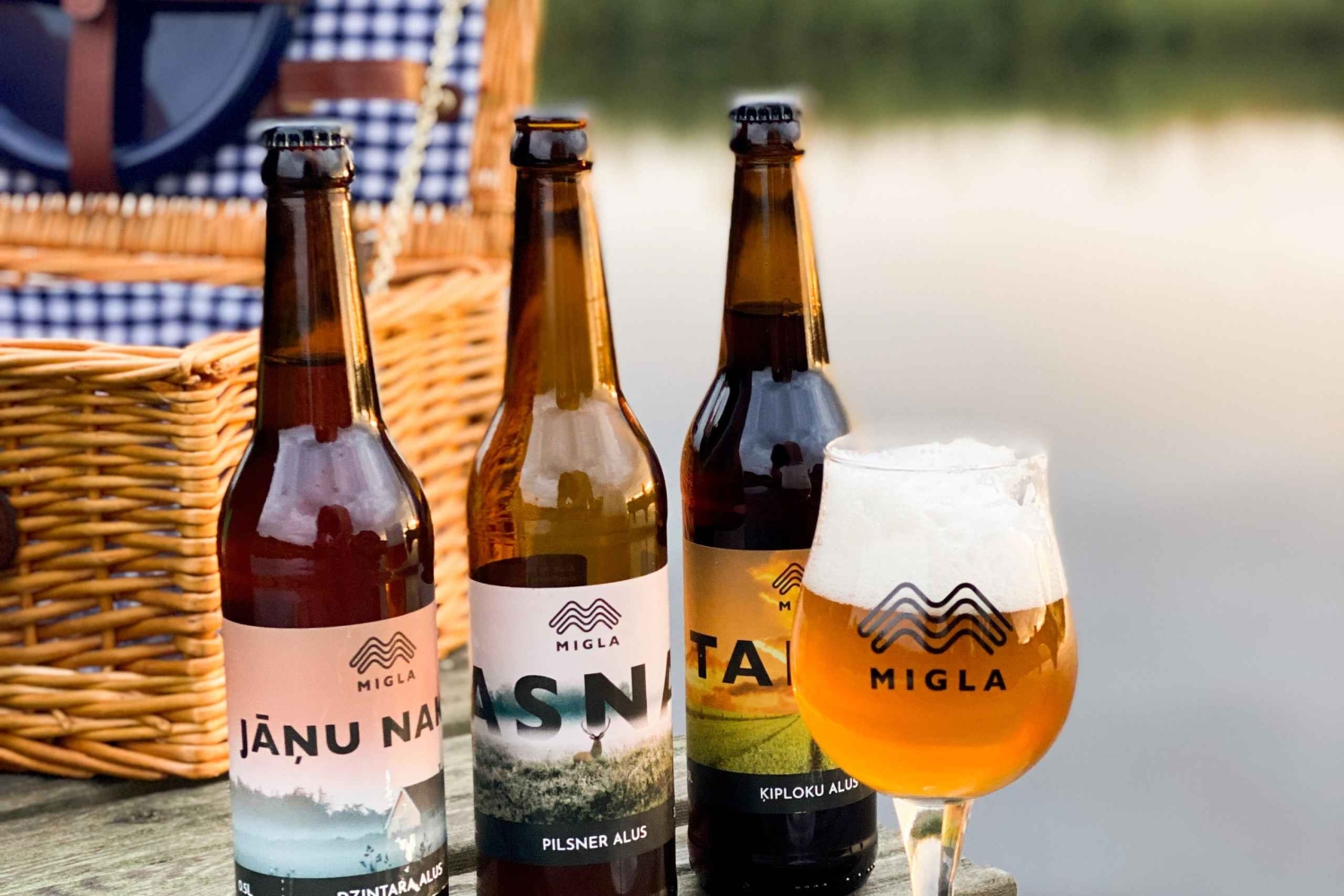 ラトビアビール＆パン試食