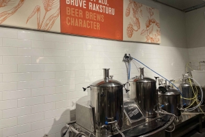 ラトビアビール＆パン試食