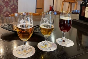 Lettisk öltur: Bryggeri, provsmakningar, lokal måltid (halvdag)