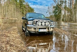 Forêt de Lettonie - expérience 4x4 hors route