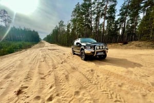 Lettiska skogen 4x4 Offroad-upplevelse