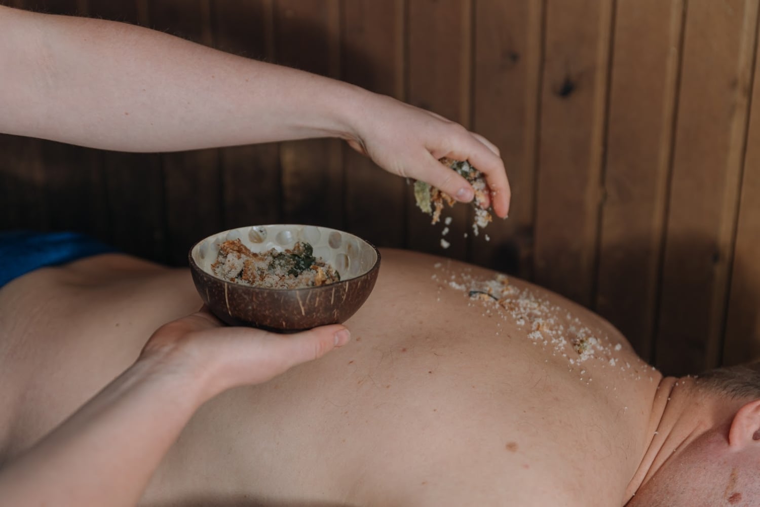 Latvian sauna ritual