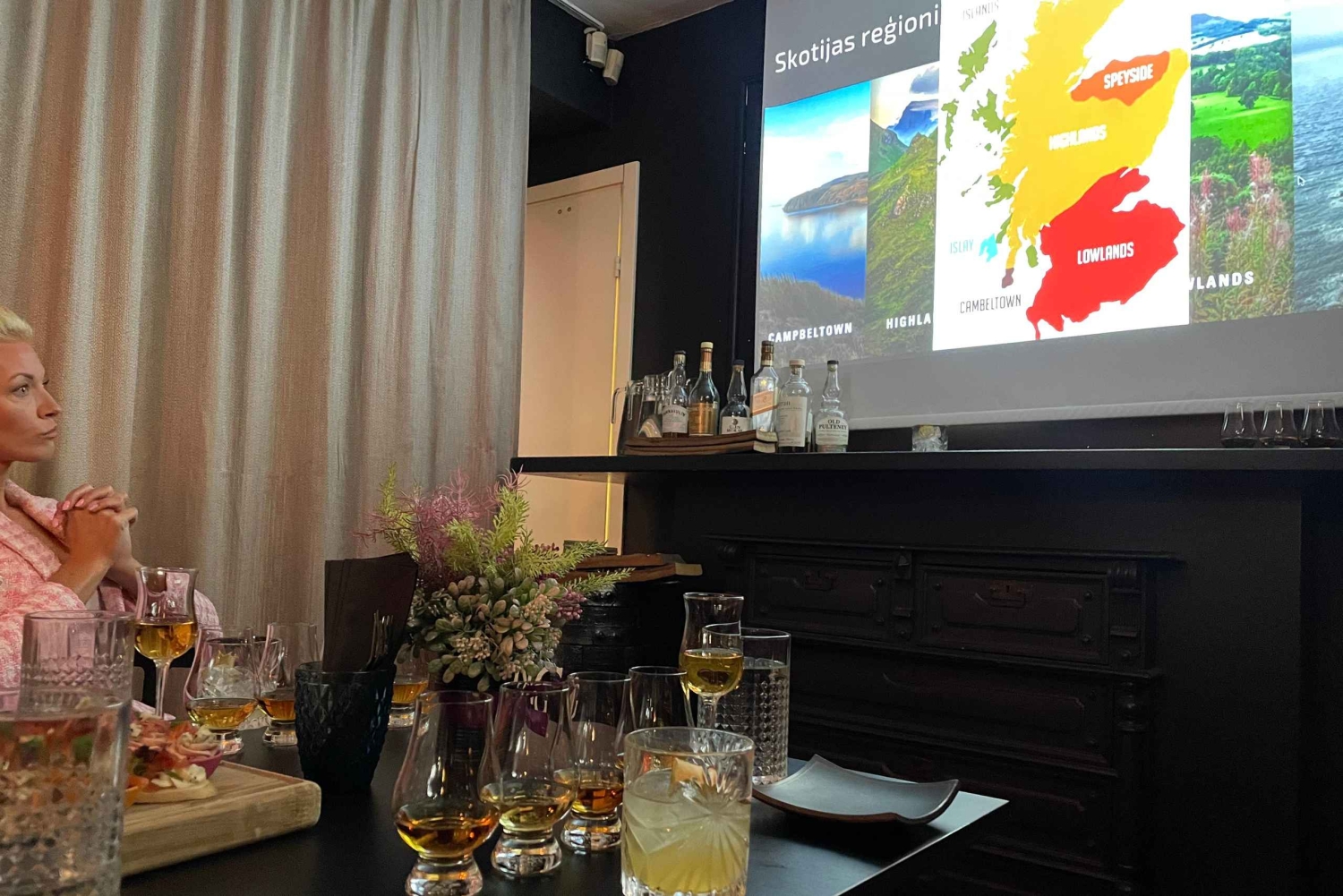 Premium whisky-mesterklasse og deilige snacks