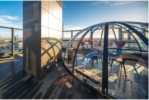 Riga: alquiler de la cúpula iglú en la planta 23.