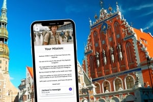 Riga: City Exploration Game och rundtur på din telefon
