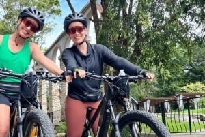 Riga: Udlejning af elcykler med hjelm og lås