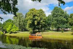 Riga Package: Canal Boat Tour + Drink & Old Town Audio Guide
