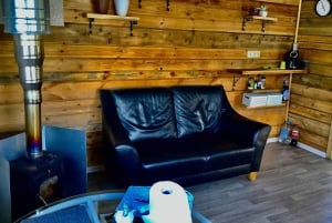 Riga: Flytande bastuupplevelse på floden Daugava