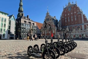 Riga Highlight Gruppetur med el-sparkesykkel med stort hjul