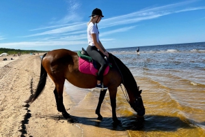 Riga Horse Riding tour along the Beach