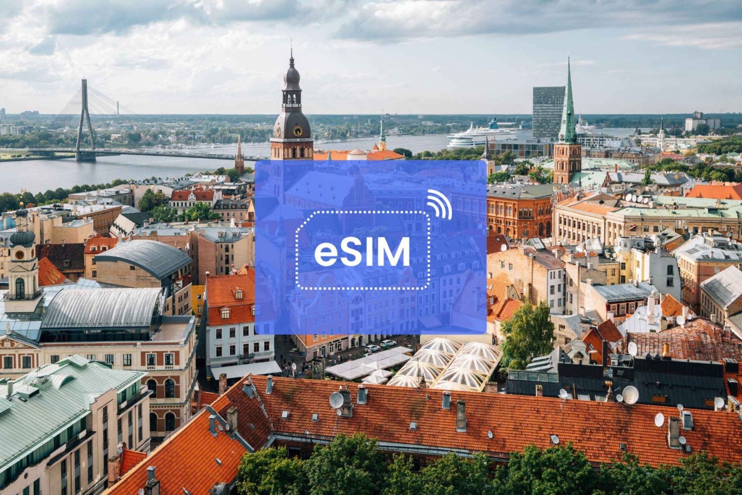 Riga: Latvia/ Europe eSIM Roaming Mobile Data Plan