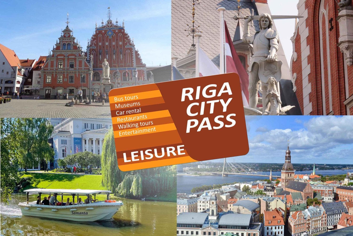 Riika: Leisure City Pass ja kanavaveneajelu