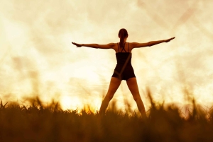 Riga: Morgonträning vid floden Daugava 45 min