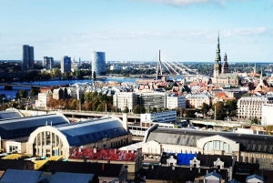 Riian vanhankaupungin, art nouveaun ja keskustorin kierros autolla