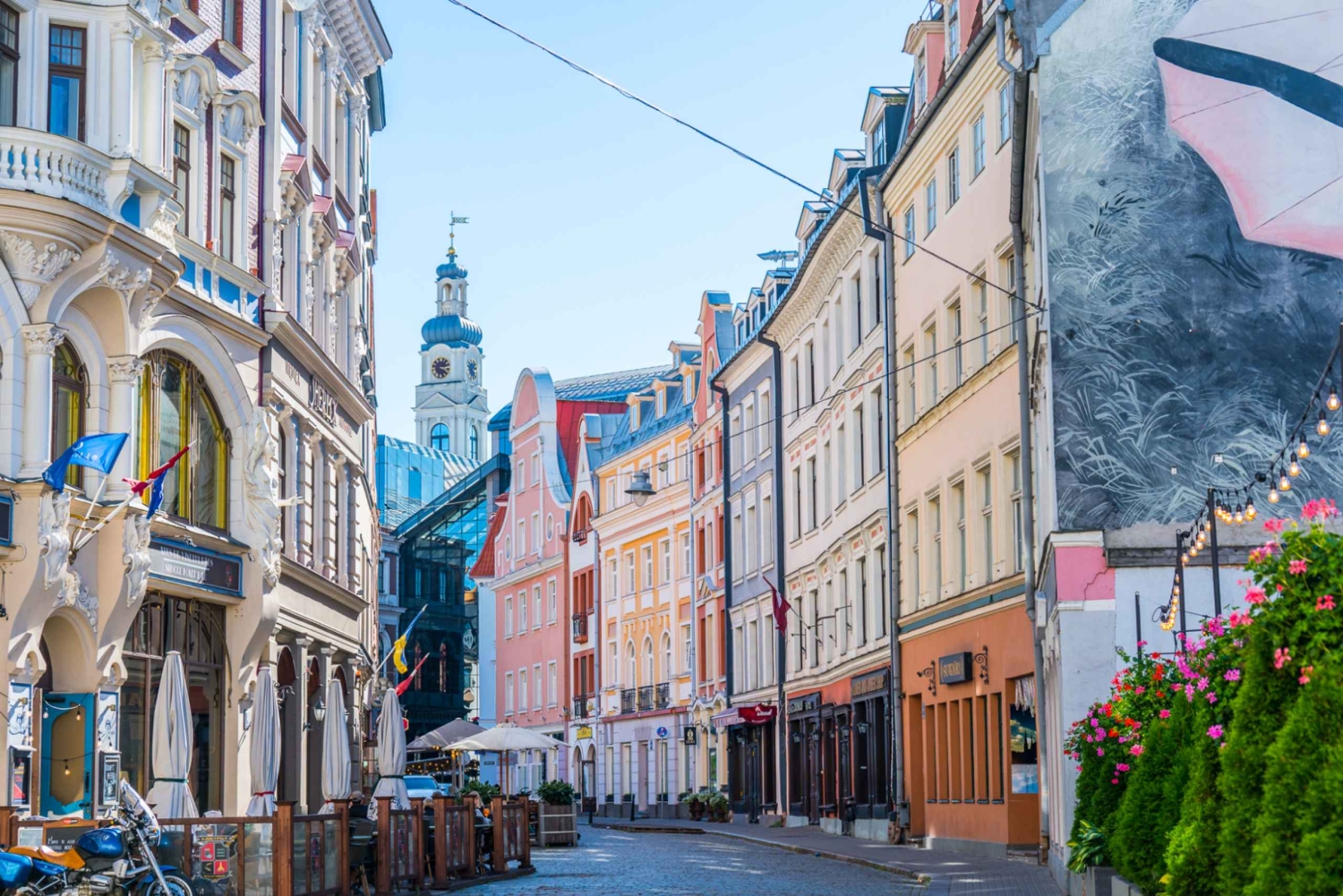 Tour guidato a piedi della città vecchia di Riga, del mercato C e dell'Art Nouveau