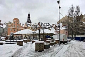 Tour guidato a piedi della città vecchia di Riga, del mercato C e dell'Art Nouveau