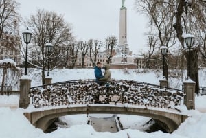 Fotoshoot en verkenning van de oude binnenstad van Riga