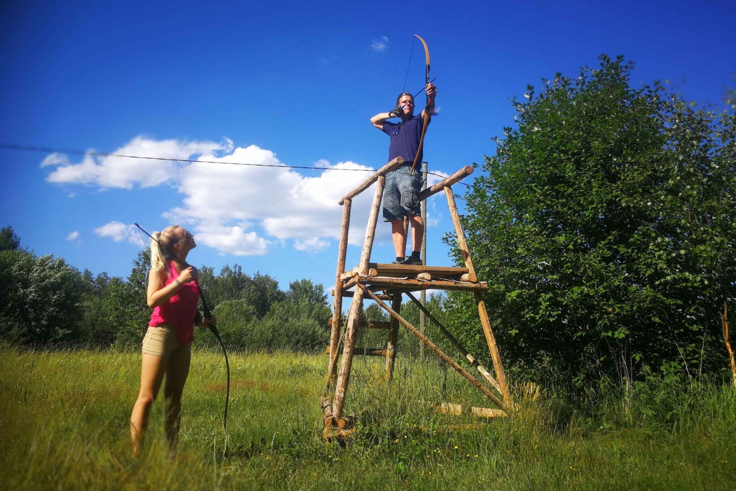 Riga: Private Archery Tour, Archery Tag and Smoking Barbeque