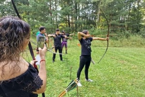 Riga: Private Archery Tour, Archery Tag and Smoking Barbeque