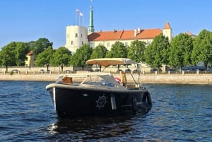 Riga: Private Boat Tour City Canal and Daugava River