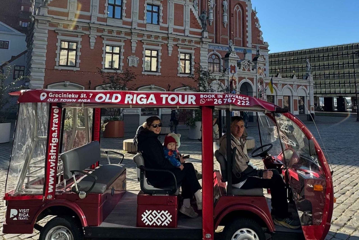 Riga: privé-e-bus tour door de oude stad met audiogids
