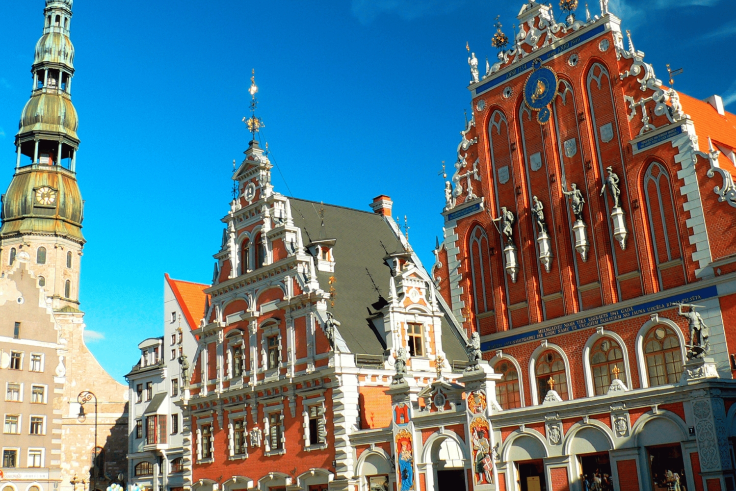 Riga: privé-e-bus tour door de oude stad met audiogids