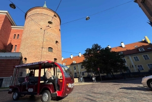 Riga: privé-e-bus tour door de oude stad met audiogids
