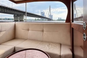 Riga: private VIP boat tour ''Through 19 Bridges''