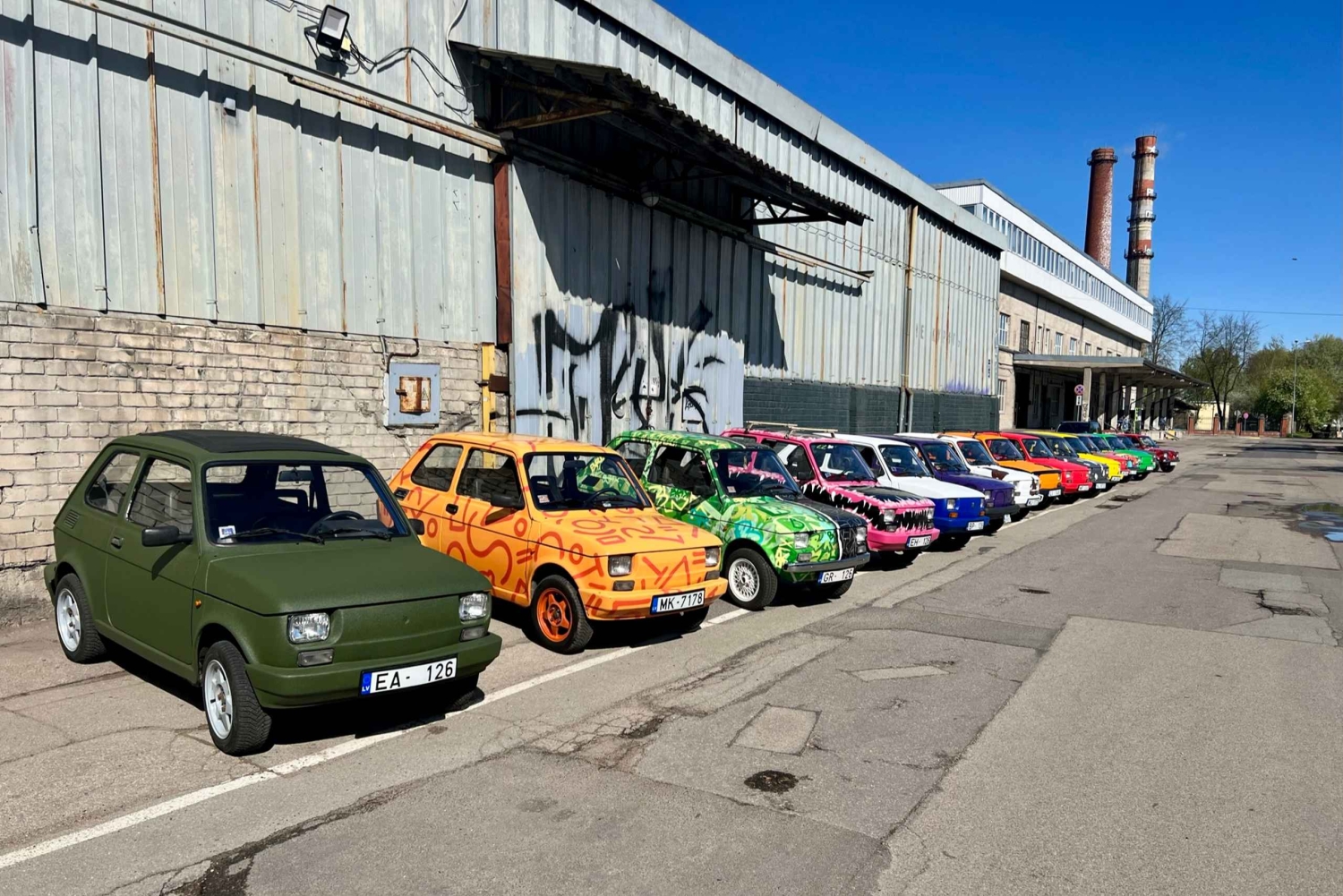 Riga: Rally Retro Car Tour