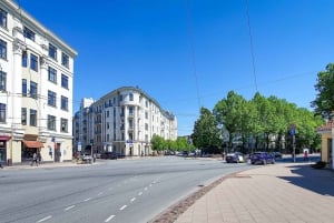 Riga: Självguidad tur i jugenddistriktet