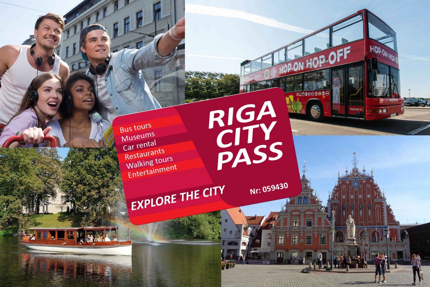 Riga: Passe turístico padrão para a alta temporada