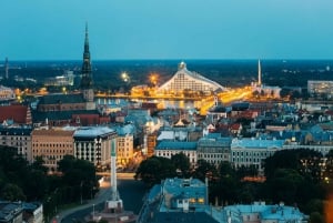Riga walking/ transportation sightseeing tour
