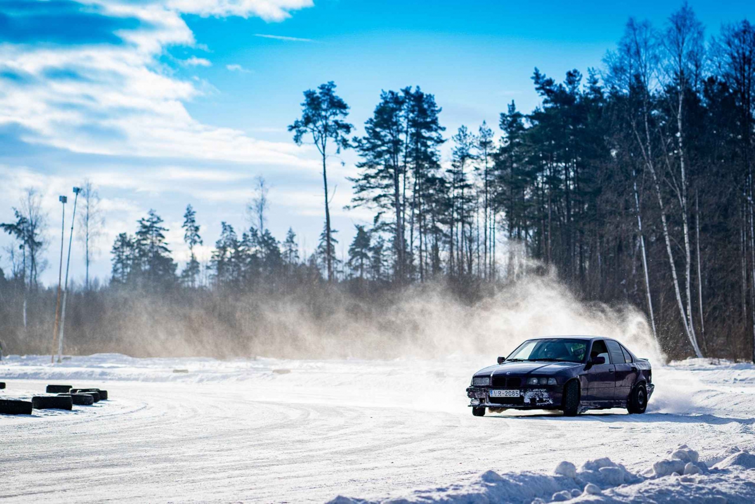 Riga Winter drifting