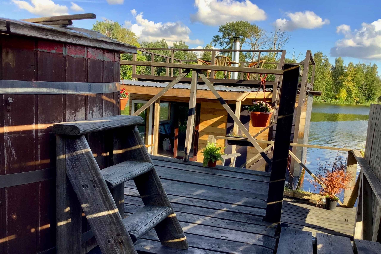 Sauna aan de Daugava