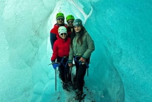Skaftafell: Wycieczka do jaskini lodowej i wędrówka po lodowcu