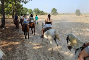 Horseback riding trough the beach GROUP - PDT