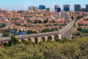 Belém, Lisbon Aqueduct and Cristo Rei with a guide Van Tour