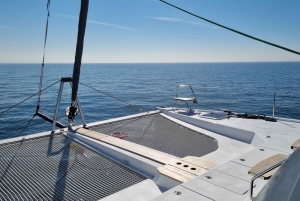 Cascais:Luxury Private Sailing Catamaran Cruise with a Drink