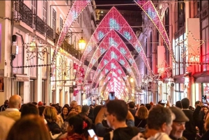 Jouluvalokierros Lissabonissa tuk-tukilla