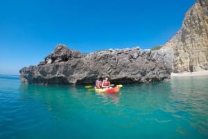 From Lisbon: Arrabida Park Small Group Kayak Tour