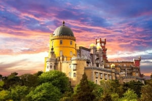 Lisbon: Pena Palace, Sintra, Regaleira and Cascais Tour