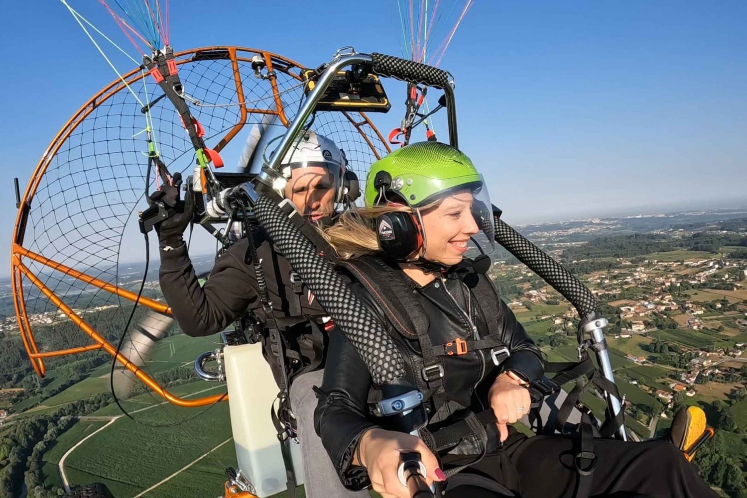 From Lisbon: Motorised Paragliding Tandem Flight