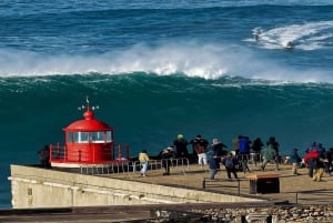 From Lisbon: Nazaré – Portugal’s Giant Waves Surf Tour