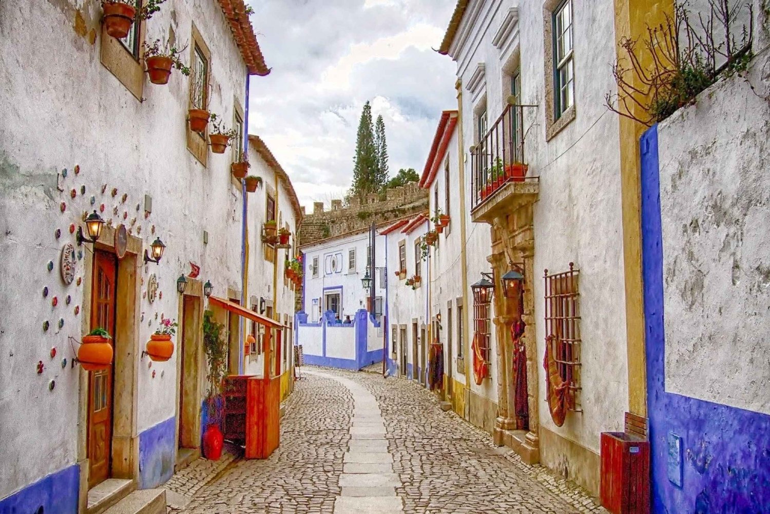 Da Lisbona: Tour privato di mezza giornata di Óbidos e Nazaré