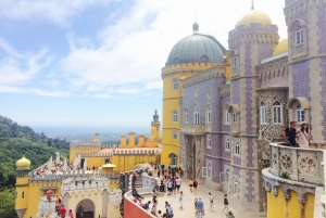 From Lisbon: Pena Palace, Regaleira, Sintra & Cascais Tour