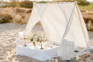 Vanuit Lissabon: privé-paardrijtocht, wijn en tapas + ophalen