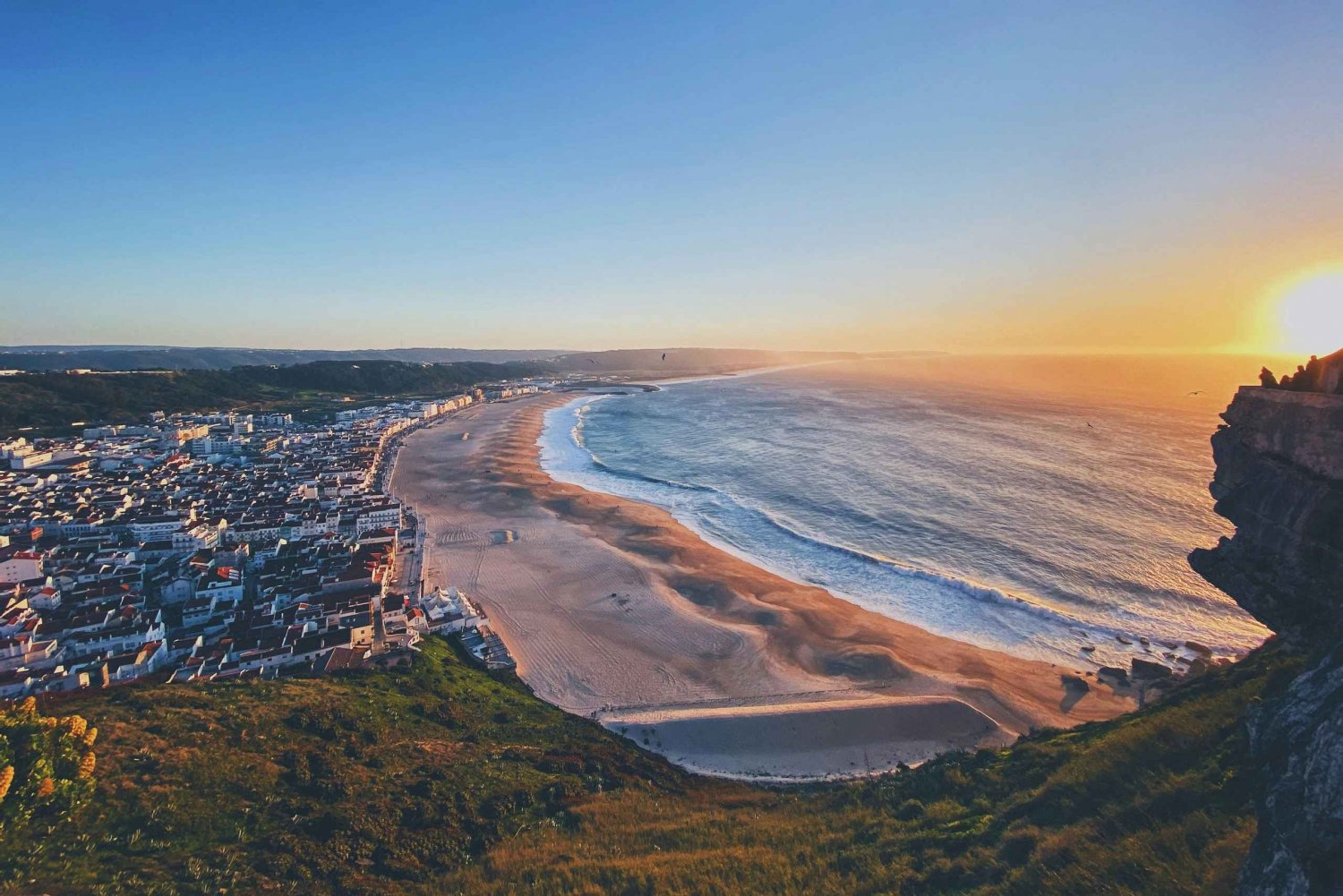 From Lisbon: Private tour to Óbidos, Nazaré, Fátima, Batalha and Alcobaça.