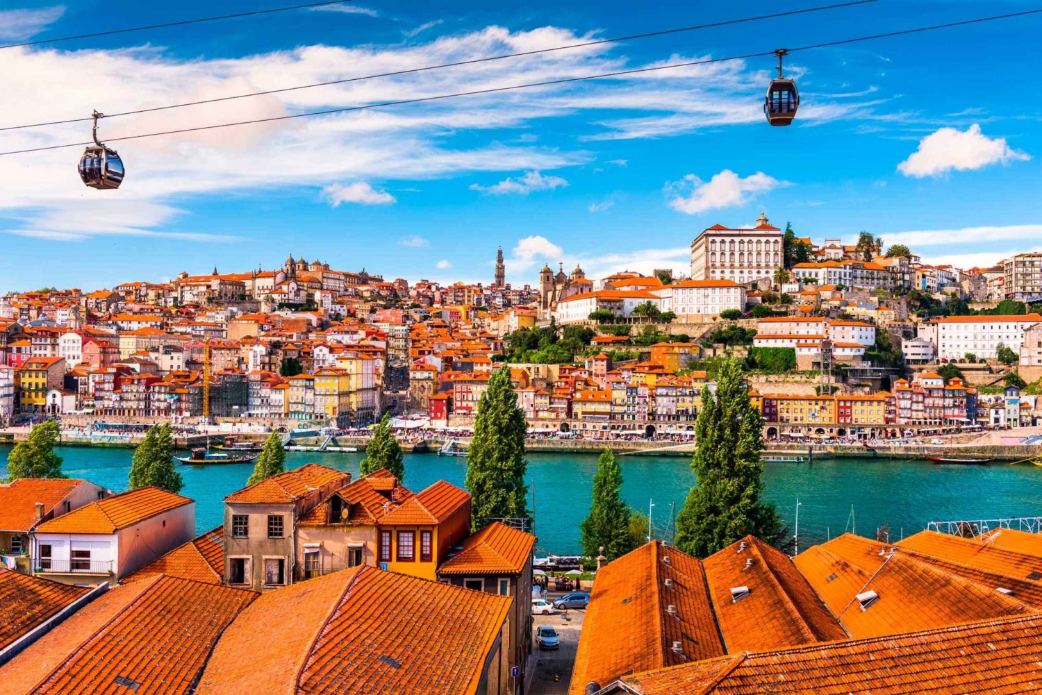 From Lisbon: Private Transfer to Porto with City Stops