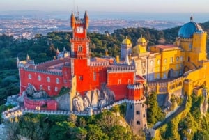 From Lisbon: Sintra and Estoril Trip with Pena Palace Entry