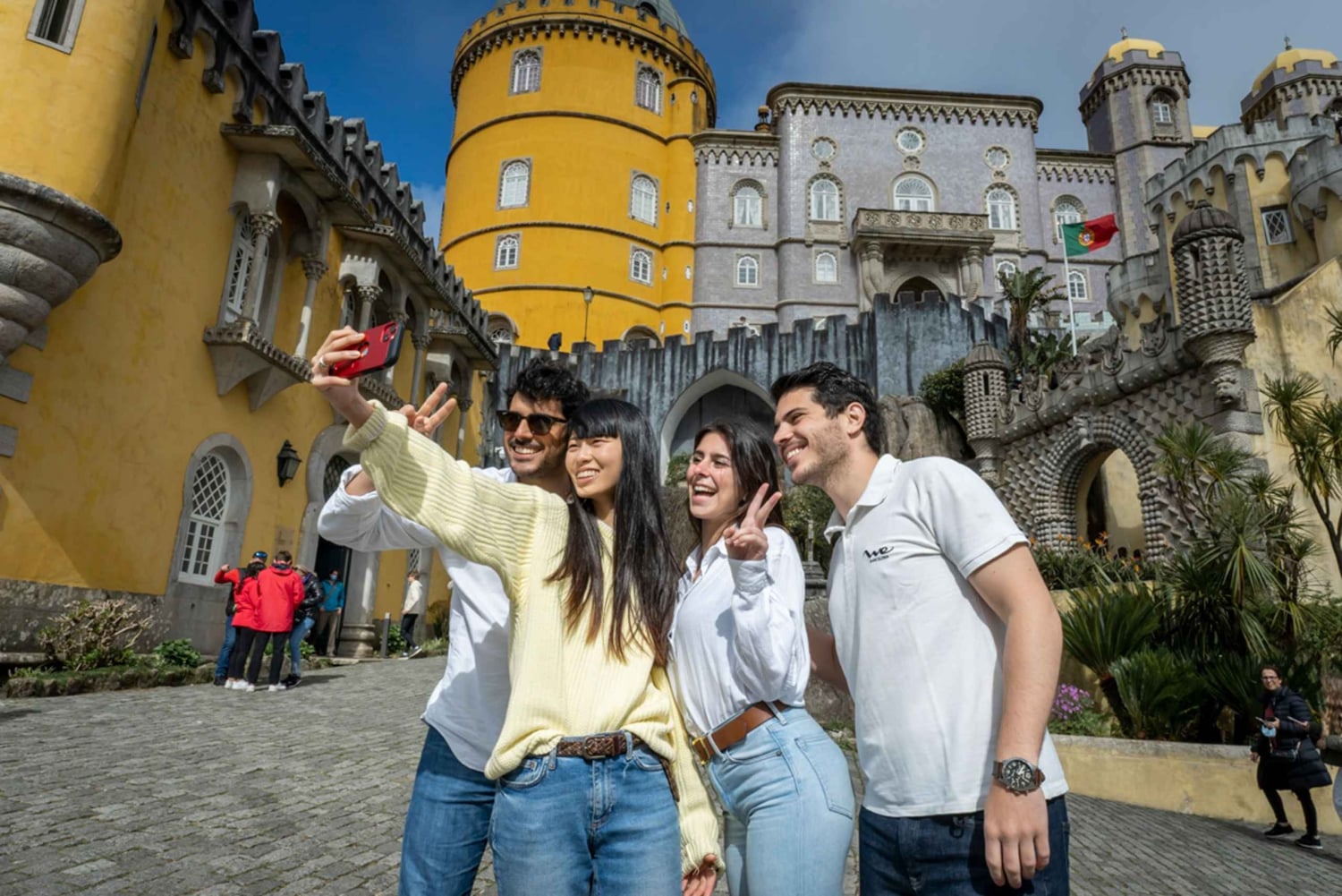 Von Lissabon aus: Sintra & Pena Palace Tagestour mit Weinverkostung